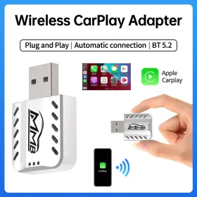 Mmb 746626955286 Mini Wireless Carplay Adapter For Iphone Smart Ai Box Wired To
