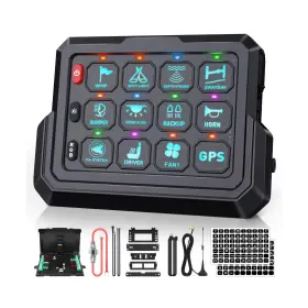 P1sw-12a Mnj Motor P1s-w Wireless 12 Gang Switch Panel 328ft Remote Control Range Multifunction