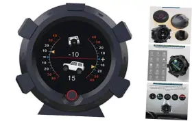 Mr0825-2 Mrcartool X95 Gps Speedometer Mph Car Inclinometer Level Tilt Gauge Automotive