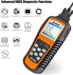 Nx501 Nexpeak 726084321120 Obd2 Scanner Enhanced Obd Ii Auto Code Reader Car Diagnostic Scan Tool V #3