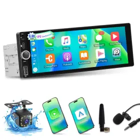 A3547a3-hq13us1022 Nhopeew Single Din Touchscreen Car Stereo With Wireless Carplay And Android Auto - 6