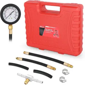 50227a Nilight Fuel Pressure Gauge Tester Kit 0-100 Psi Injection Pump Basic