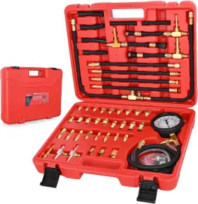 50230a Nilight Fuel Pressure Tester Kit 0-140 Psi Gauge With Master B