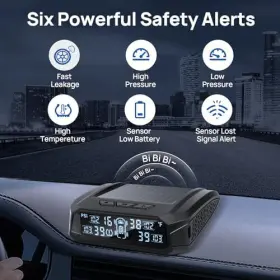 Mzs2 Nlong M14 Rv Tire Pressure Monitoring System Wireless Tpms Monitor #3