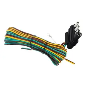 Su-0202 Ofband 25ft Trailer Wiring Harness 4 Wire 18awg Pin Flat Plug For