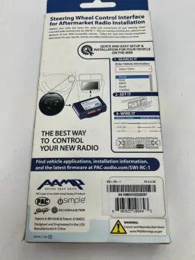 Swi-rc-1 Pac 182682336209 Oem Steering Wheel Control Universal Interface Swi-rc-1. Black #3