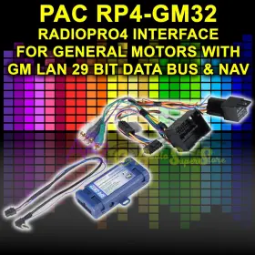 Rp4-gm32 Pac Radio Replacement Car Steering Control Gm Lan 29-bit For Chevy/gmc
