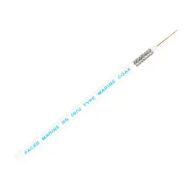 Pacer Mrg59uw-150 Rg59uw Coax Cable - White 150ft