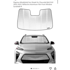 B-ss133-1 Pigenius Windshield Sun Shade For 2022-2023 Chevrolet Bolt Euvreflective B-ss133
