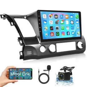 Q3550a3mi2am1us Podofo For Honda Civic 2006-2011 Android Car Stereo 10.1 Inch Hd Capactive Tou... Fas