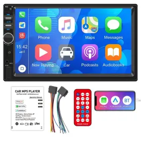 7010b Polarlander 2 Din Car Stereo Carplay Android Auto 7ftft Inch Lcd Touch Screen Radio Pla
