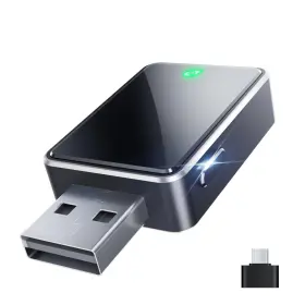 P-share1-a1 Popsdone Wireless Carplay Adapter One-click Multi-device Switching And Seamless Con