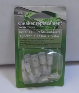 Posi-products 635610055029 Connector Kit 8 Pack Set For Car Speakers Installation Universal