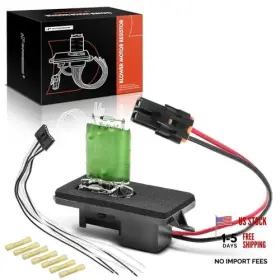 Premiumpartswhosale 717643511922 Manual Control Hvac Fan Blower Motor Resistor Kit Compatibe With Chevy Gmc &