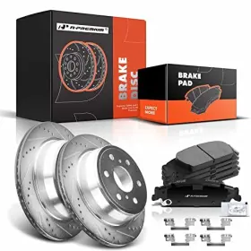 Apbrps017 Premiumpartswhosale 13.58 Inch 345mm Rear Disc Brake Rotors Ceramic Drilled And Slotted