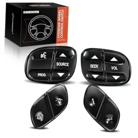 Apdis001 Premiumpartswhosale 4-pc Steering Wheel Control Switch Button Compatible With Chevy Gmc