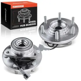 Aphb0051 Premiumpartswhosale 2 X Front Wheel Bearing And Hub Assembly With Abs 6-lug Pair Kit For 4wd