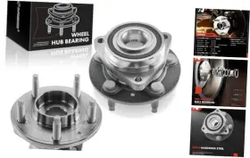 Aphb0054mf Premiumpartswhosale 2 X Front Wheel Bearing And Hub Assembly With 5-lug Compatible Chevy