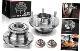 Aphb0156 Premiumpartswhosale 2 X Rear Wheel Bearing And Hub Assembly With Abs Ring 5-lug Compatible