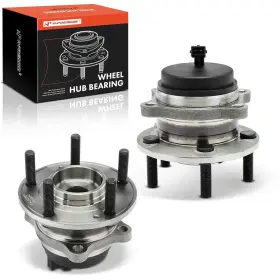 Aphb0166 Premiumpartswhosale 2 X Rear Wheel Bearing And Hub Assembly With Abs 5-lug Compatible Kia