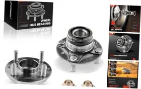 Aphb0252 Premiumpartswhosale 2 X Front Wheel Bearing And Hub Assembly With 4-lug Compatible Mazda