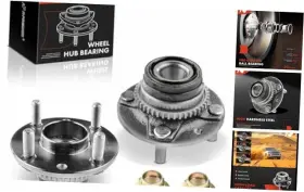 Aphb0253 Premiumpartswhosale 2 X Front Wheel Bearing And Hub Assembly With Abs Ring 4-lug Compatible