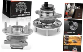 Aphb0285 Premiumpartswhosale 2 X Front Left Wheel Bearing And Hub Assembly With Abs 5-lug Compatible
