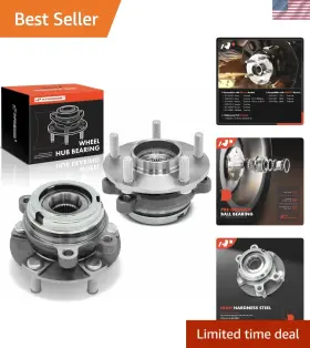 Aphb0288d Premiumpartswhosale 2 X Front Wheel Bearing And Hub Assembly With 5-lug Compatible Nissan