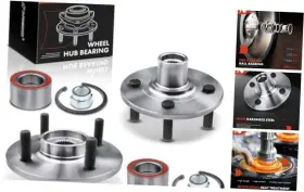 Aphb0425 Premiumpartswhosale 2 X Front Wheel Bearing And Hub Kit With 4-lug Compatible Saturn