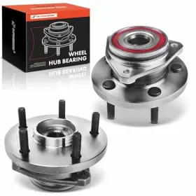 Aphb0438 Premiumpartswhosale 2 X Front Wheel Bearing And Hub Assembly With 5-lug Compatible Jeep