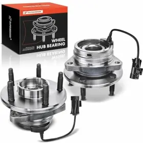 Aphb0489 Premiumpartswhosale 2 X Front Wheel Bearing And Hub Assembly With Abs 5-lug Compatible