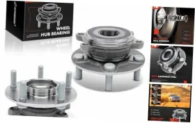 Aphb0599mf Premiumpartswhosale 2 X Front Wheel Bearing And Hub Assembly With 5-lug Compatible Mazda 3