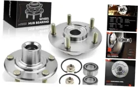 Aphb0637d Premiumpartswhosale Honda Accord 2003 Front Wheel Bearing And Hub Kit - 2x Bearings