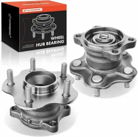 Aphb0714 Premiumpartswhosale 2 X Rear Wheel Bearing And Hub Assembly With 5-lug Compatible Nissan