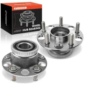 Aphb0759 Premiumpartswhosale 2 X Rear Wheel Bearing And Hub Assembly With Abs Ring 5-lug Compatible
