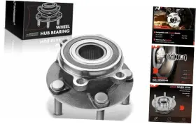 Aphb1004mf Premiumpartswhosale Front Wheel Bearing And Hub Assembly With 5-lug Compatible Mazda Cx-5