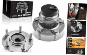 Aphb1011 Premiumpartswhosale 2 X Front Wheel Bearing And Hub Assembly With 5-lug Compatible Mazda Mx