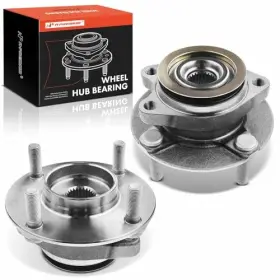 Aphb1017d Premiumpartswhosale 2 X Front Wheel Bearing And Hub Assembly With 4-lug Compatible Nissan