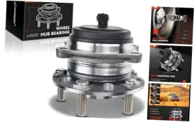 Aphb1078 Premiumpartswhosale Rear Wheel Bearing And Hub Assembly With Abs 5-lug Compatible Kia