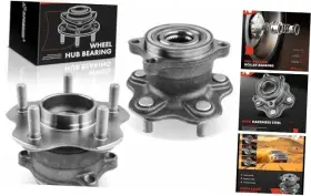 Aphb1100pc Premiumpartswhosale 2 X Rear Wheel Bearing And Hub 2pc For The Model With 32 Spline Flange