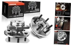 Aphb1112pc Premiumpartswhosale 2 X Front Wheel Bearing And Hub Assembly With 6-lug Compatible Dodge