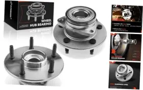 Aphb1165 Premiumpartswhosale 2 X Front Wheel Bearing And Hub Assembly With 5-lug Kit For 4wd 2-wheel Abs