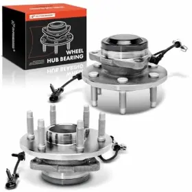 Aphb1187mf Premiumpartswhosale 2 X Front Wheel Bearing And Hub Assembly With Abs 6-lug Compatible