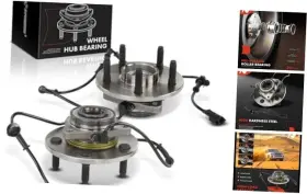Aphb1216 Premiumpartswhosale 2 X Front Wheel Bearing And Hub Assembly With Abs 5-lug Compatible