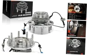 Aphb1261 Premiumpartswhosale 2 X Front Wheel Bearing And Hub Assembly With Abs 8-lug Compatible Chevy