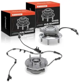 Aphb1676 Premiumpartswhosale 2 X Front Wheel Bearing And Hub Assembly With Abs 5-lug Compatible
