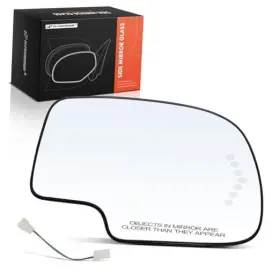 Apmgs287 Premiumpartswhosale Passenger Side Heated Mirror Glass - Compatible With Chevy Gmc And Cadillac