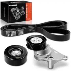 Aptbk158am Premiumpartswhosale Engine Serpentine Belt Drive Kit Compatible With Chevy Gmc Cadillac Buick