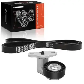 Aptbk232am Premiumpartswhosale Engine Serpentine Drive Belt Kit Compatible With Chevy Gmc Cadillac Hummer