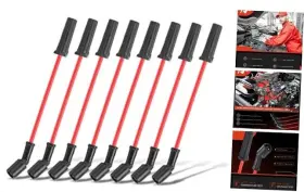 Mfapspw121 Premiumpartswhosale 8pcs Spark Plug Wires For Ls1 Ls2 4.8l-8.1l V8 Square Coil